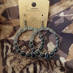 Navajo stone earrings